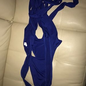 TIMELESSGEMS Swim - Monokini/One Piece Blue Swim Suit Bathing Suit TIMELESSGEMS Swim - Monokini/One Piece Blue Swim Suit Bathing Suit